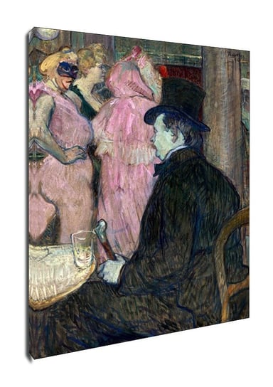 Obraz na płótnie, GALERIA PLAKATU, Maxime Dethomas, Henri de Toulouse-Lautrec, 60x90 cm Galeria Plakatu