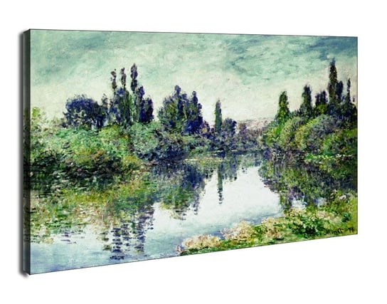 Obraz na płótnie, GALERIA PLAKATU, Morning on the seine near vetheuil, Claude Monet, 50x40 cm Galeria Plakatu