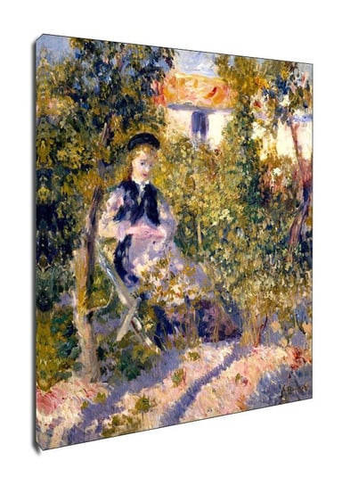 Obraz na płótnie, GALERIA PLAKATU, Nini in the Garden (Nini Lopez), Auguste Renoir, 20x30 cm Galeria Plakatu