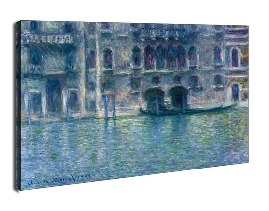 Obraz na płótnie, GALERIA PLAKATU, Palazzo da Mula, Venice, Claude Monet, 60x40 cm Galeria Plakatu