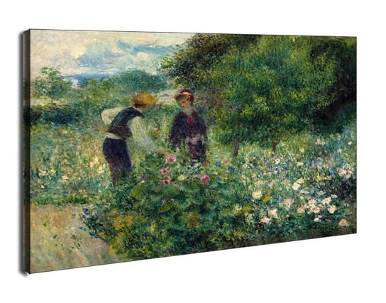 Obraz na płótnie, GALERIA PLAKATU, Picking Flowers, Auguste Renoir, 80x60 cm Galeria Plakatu