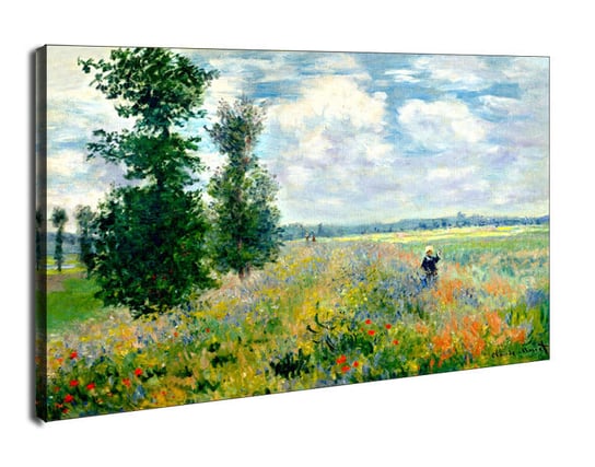 Obraz na płótnie, GALERIA PLAKATU, Pole Maków Argenteuil, Claude Monet, 40x30 cm Galeria Plakatu