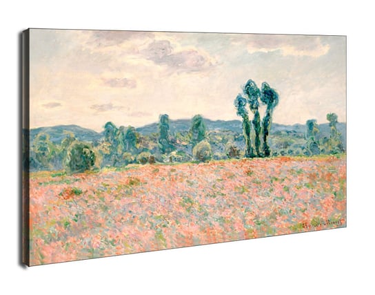 Obraz na płótnie, GALERIA PLAKATU, Pole Maków, Claude Monet, 40x30 cm Galeria Plakatu