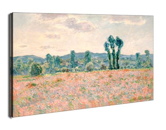 Obraz na płótnie, GALERIA PLAKATU, Pole Maków, Claude Monet, 70x50 cm Galeria Plakatu