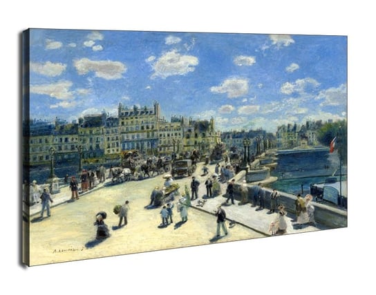Obraz na płótnie, GALERIA PLAKATU, Pont Neuf, Paris, Auguste Renoir, 120x90 cm Galeria Plakatu