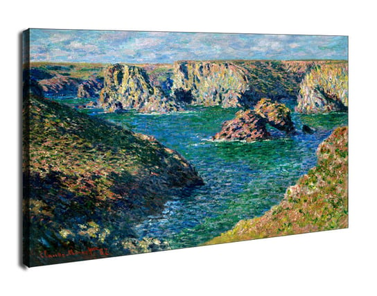 Obraz na płótnie, GALERIA PLAKATU, Port donnant belle ile, Claude Monet, 100x70 cm Galeria Plakatu