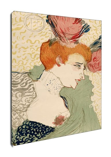 Obraz na płótnie, GALERIA PLAKATU, Portrait Bust of Mademoiselle Marcelle Lender, Henri de Toulouse-Lautrec, 70x100 cm Galeria Plakatu