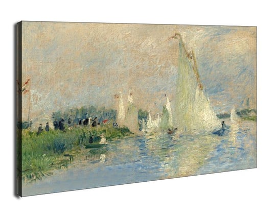 Obraz na płótnie, GALERIA PLAKATU, Regatta at Argenteuil, Auguste Renoir, 40x30 cm Galeria Plakatu