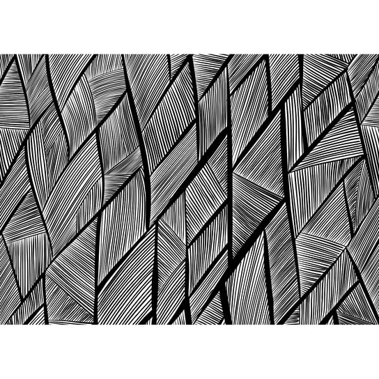 Obraz na płótnie Geometryczne wzory, szary, 1 element Art-Canvas