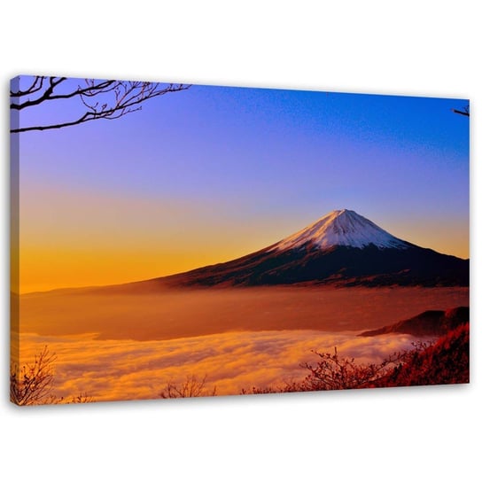Obraz na płótnie, Góra Fuji skąpana w słońcu - 100x70 Inna marka