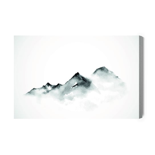 Obraz Na Płótnie Góry Malowane Akwarelą 70x50 Inna marka