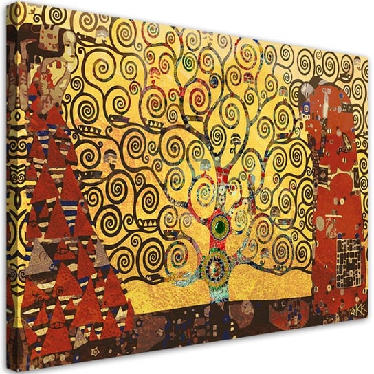 Obraz na płótnie, Gustav Klimt Drzewo życia - 100x70 Inna marka
