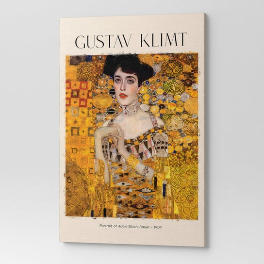 Obraz na płótnie Gustav Klimt PORTRAIT OF ADELE REP00002 70x100 Wave Print