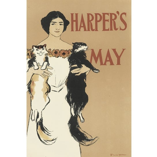 Obraz na płótnie  Harper's May 1896 40x60 Legendarte
