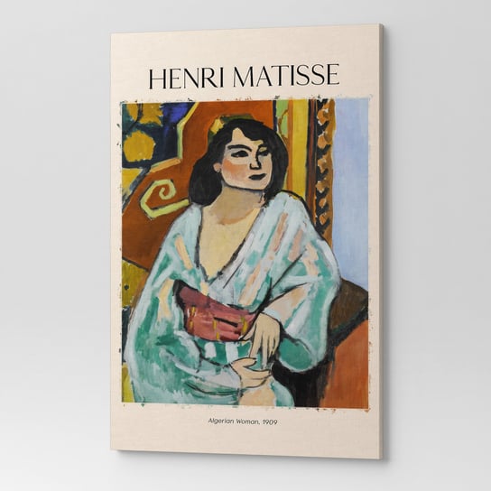 Obraz Na Płótnie Henri Matisse Algerska Kobieta Rep00072 60X90 Wave Print