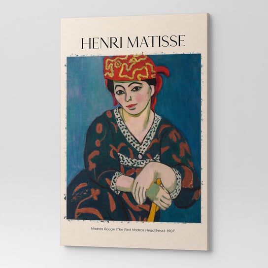 Obraz Na Płótnie Henri Matisse Madras Rouge Rep00074 30X40 Wave Print