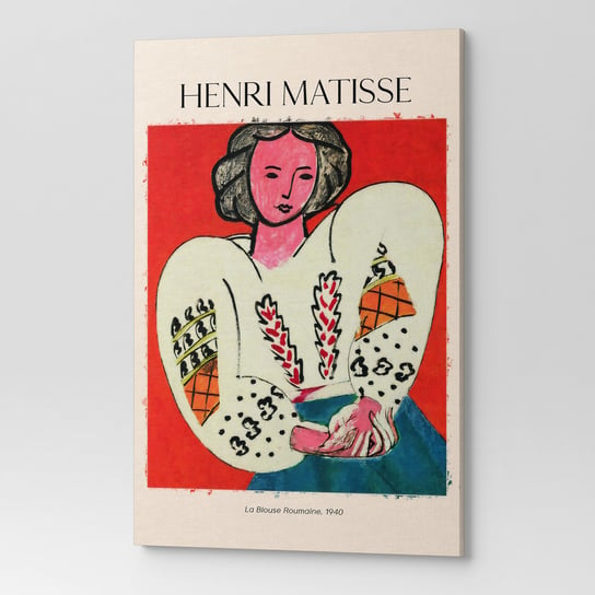 Obraz Na Płótnie Henri Matisse Rumuńska Bluzka Rep00073 30X40 Wave Print