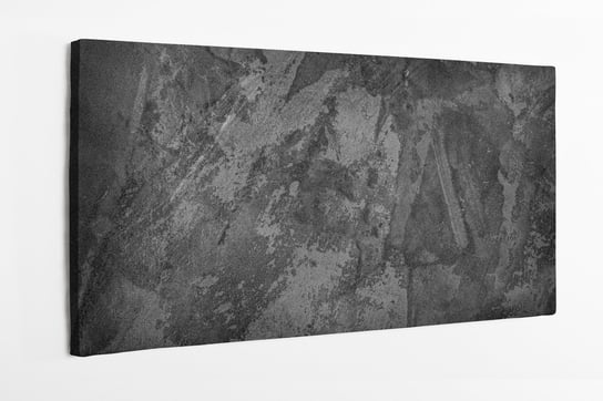 Obraz na płótnie HOMEPRINT, abstrakcja, ciemne tło, kamień, farba 120x50 cm HOMEPRINT