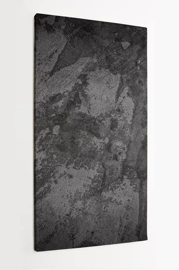 Obraz na płótnie HOMEPRINT, abstrakcja, ciemne tło, kamień, farba 60x120 cm HOMEPRINT