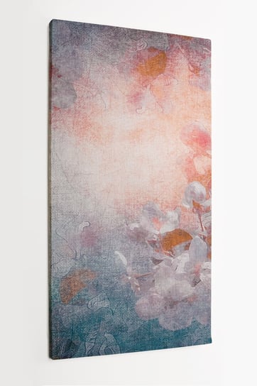 Obraz na płótnie HOMEPRINT, abstrakcja, drzewo jabłoni, wiosna, kwitnące kwiaty 50x100 cm HOMEPRINT