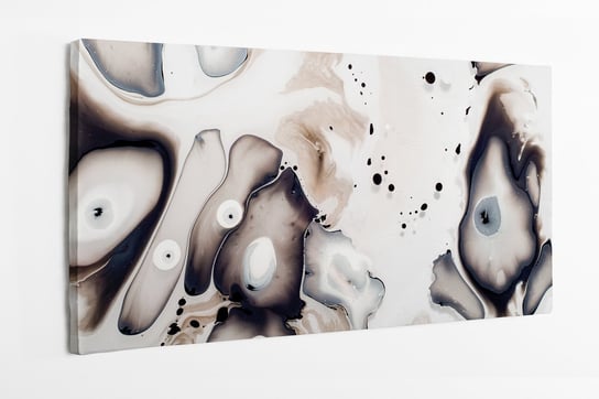 Obraz na płótnie HOMEPRINT, abstrakcyjna, dzieło sztuki na wodzie, 100x50 cm HOMEPRINT