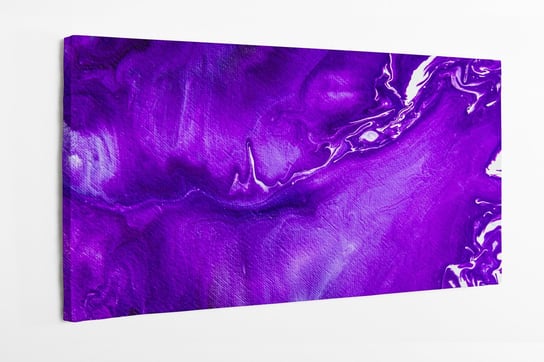 Obraz na płótnie HOMEPRINT, abstrakcyjna sztuka projektowania farb, obraz ilustruje ruch pogody 100x50 cm HOMEPRINT