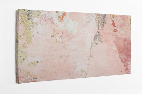 Obraz na płótnie HOMEPRINT,  abstrakcyjny pejzaż malarski w różowym kolorze 120x60 cm HOMEPRINT
