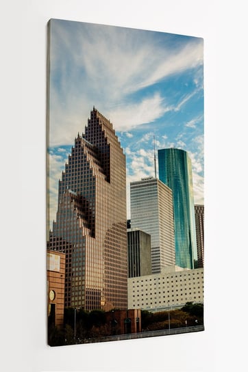 obraz na płótnie HOMEPRINT, architektura, budynki, widok na Houston, USA 50x100 cm HOMEPRINT