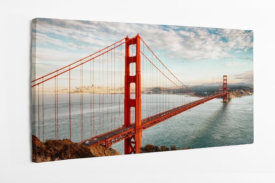 Obraz na płótnie HOMEPRINT, architektura, most Golden Gate, San Francisco, USA 120x50 cm HOMEPRINT