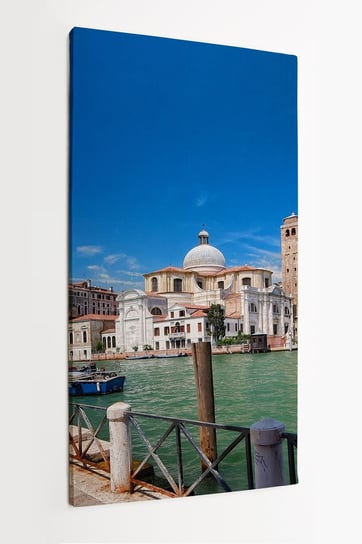Obraz na płótnie HOMEPRINT, architektura, wielki kanał, gondole, Wenecja, Włochy 50x100 cm HOMEPRINT