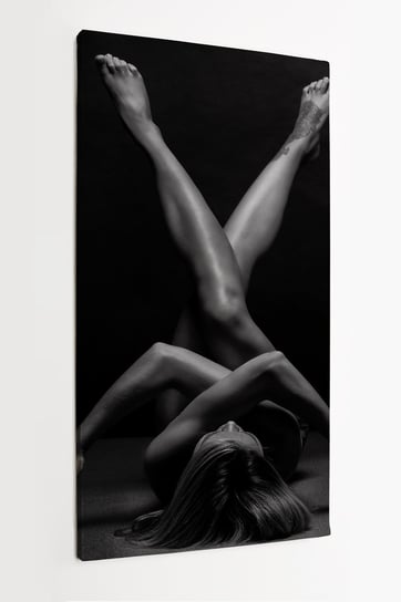 Obraz na płótnie HOMEPRINT, atleta, Nagie kobiece ciało, zdjęcie kobiecego ciała 50x100 cm HOMEPRINT