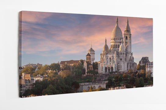 Obraz na płótnie HOMEPRINT, Bazylika Najświętszego Serca na Montmartre, Paryż, Francja 100x50 cm HOMEPRINT