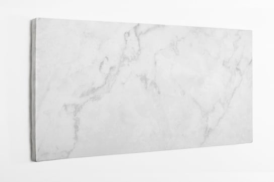 Obraz na płótnie HOMEPRINT, biały marmur, abstrakcja 100x50 cm HOMEPRINT