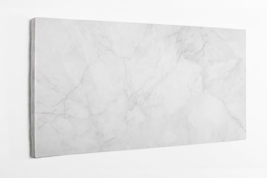 Obraz na płótnie HOMEPRINT, biały marmur, abstrakcja, eleganckie, kamień ozdobny, dekoracyjny 100x50 cm HOMEPRINT