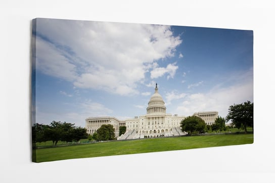 Obraz na płótnie HOMEPRINT, budynek ,kapitolu stanów zjednoczonych, Waszyngton, USA, Biały Dom 100x50 cm HOMEPRINT
