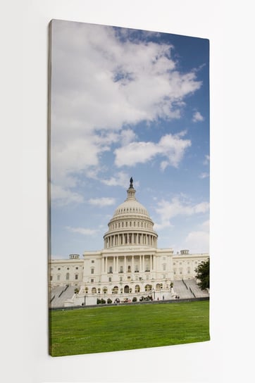 Obraz na płótnie HOMEPRINT, budynek ,kapitolu stanów zjednoczonych, Waszyngton, USA, Biały Dom 50x100 cm HOMEPRINT