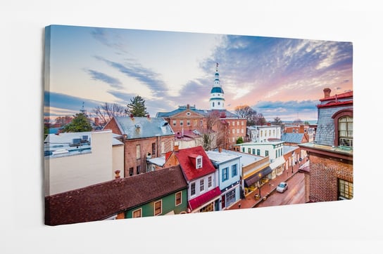 Obraz na płótnie HOMEPRINT, centrum, śródmieście, Annapolis, Maryland, USA 100x50 cm HOMEPRINT