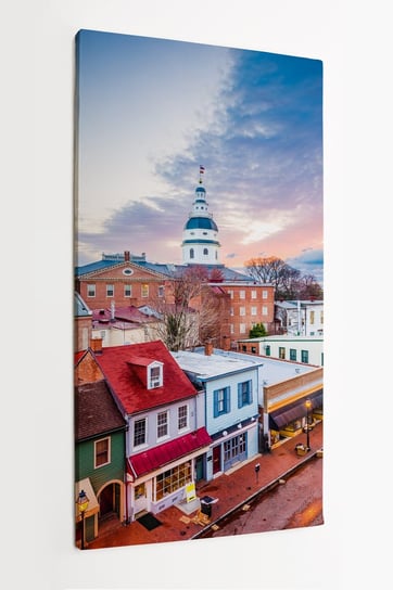 Obraz na płótnie HOMEPRINT, centrum, śródmieście, Annapolis, Maryland, USA 50x100 cm HOMEPRINT