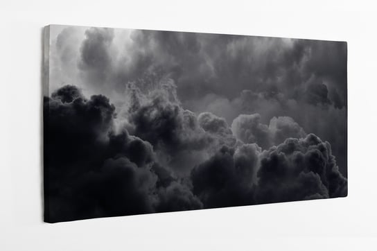 Obraz na płótnie HOMEPRINT, dramatyczny czarny dym z ognia 120x60 cm HOMEPRINT