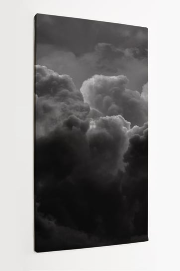 Obraz na płótnie HOMEPRINT, dramatyczny czarny dym z ognia 60x120 cm HOMEPRINT