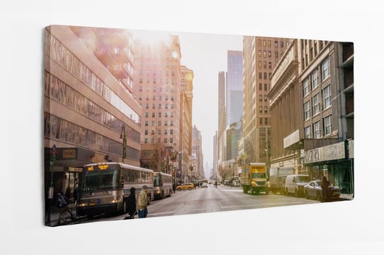 Obraz na płótnie HOMEPRINT, droga, ulica, wielkie miasto Nowy Jork, USA 100x50 cm HOMEPRINT