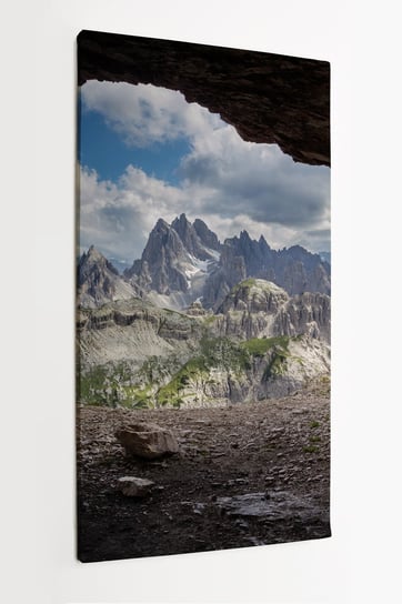Obraz na płótnie HOMEPRINT, górska jaskinia 60x120 cm HOMEPRINT