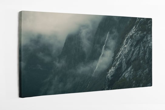Obraz na płótnie HOMEPRINT, góry, krajobraz, malownicze, Norwegia 120x60 cm HOMEPRINT