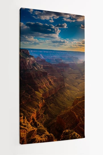 Obraz na płótnie HOMEPRINT, Grand Canyon, Wielki kanion, zachód słońca 50x100 cm HOMEPRINT