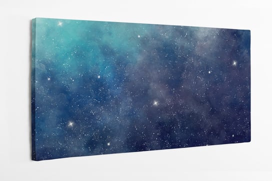 Obraz na płótnie HOMEPRINT, Gwiazdy w kosmosie, galaktyka, kosmos 100x50 cm HOMEPRINT