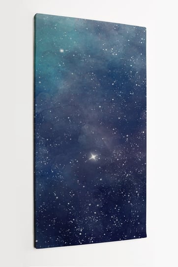 Obraz na płótnie HOMEPRINT, Gwiazdy w kosmosie, galaktyka, kosmos 50x100 cm HOMEPRINT