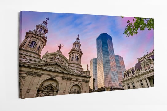 Obraz na płótnie HOMEPRINT, Katedra Metropolitalna w Santiago, architektura, zbytek, Chile 100x50 cm HOMEPRINT