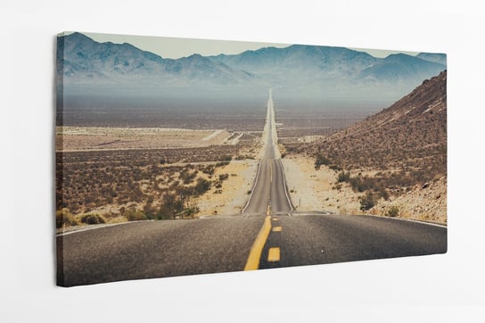 Obraz na płótnie HOMEPRINT, klasyczna scena autostradowa na amerykańskim zachodzie 100x50 cm HOMEPRINT