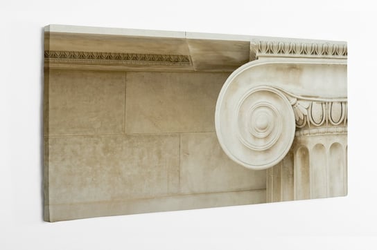 Obraz na płótnie HOMEPRINT, kolumna jońska, ślimak, detal dekoracyjny, dekoracja, antyk 140x70 cm HOMEPRINT