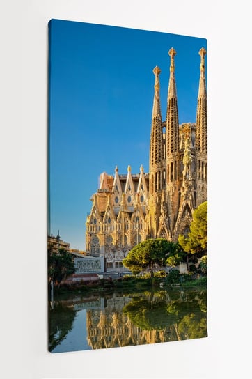 Obraz na płótnie HOMEPRINT, kościół, Sagrada Familia, Barcelona, Hiszpania 50x100 cm HOMEPRINT